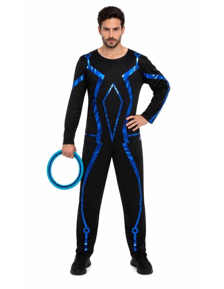 Fantasia Tron Homem Tamanho L Novo | Fantasias de Adulto O Rei do Carnaval